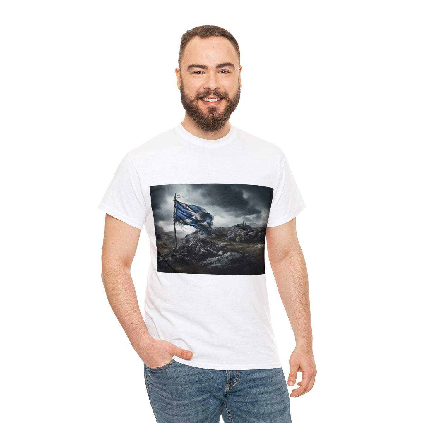 Scottish Flag - light shirts