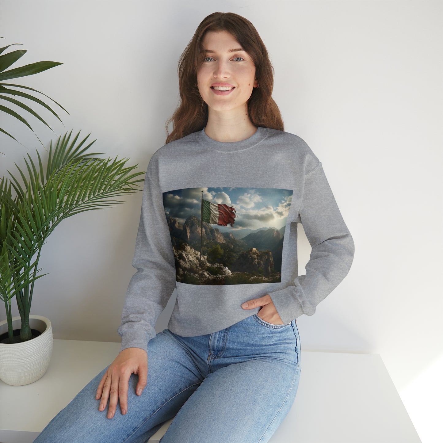 Italy Flag - light sweatshirts