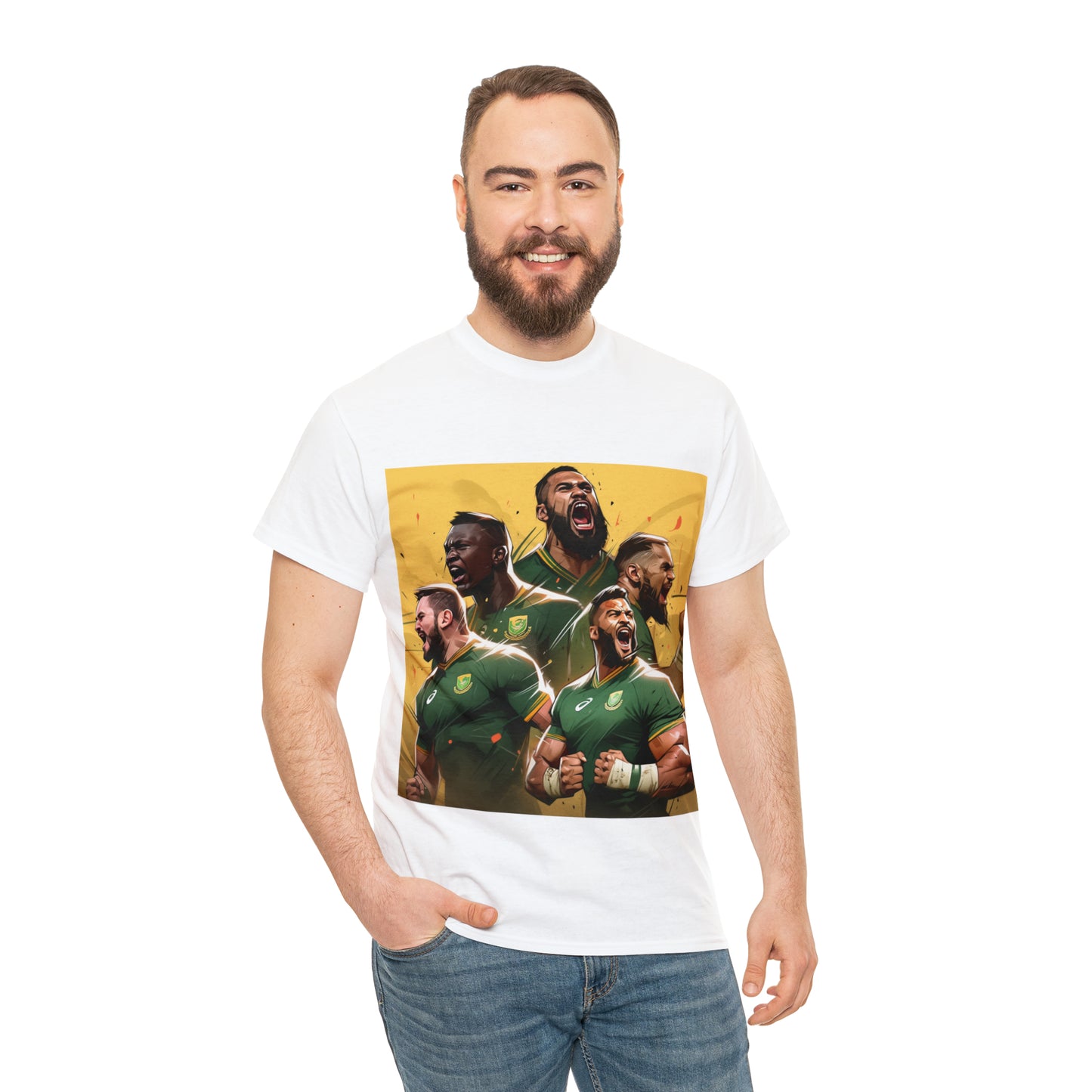 Springboks Celebrating - light shirts
