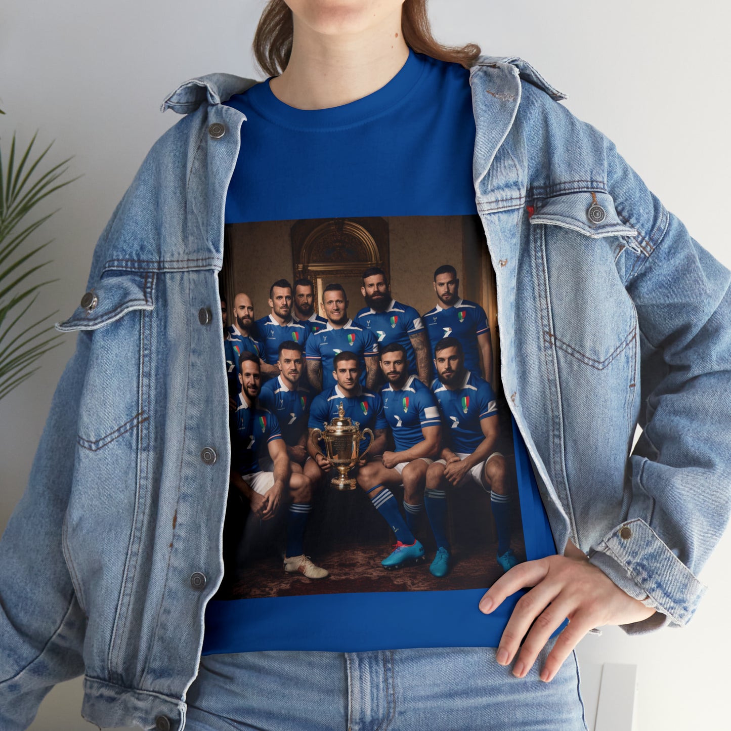 Italy World Cup photoshoot - dark shirts