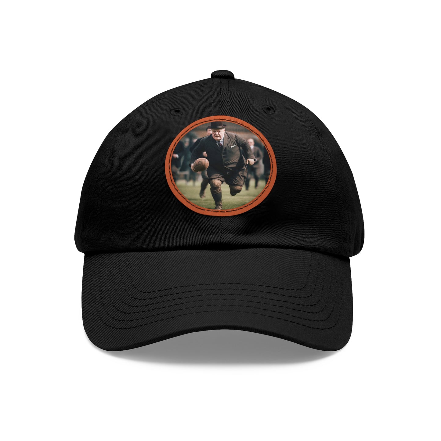 Winston Churchill Round Patch hat