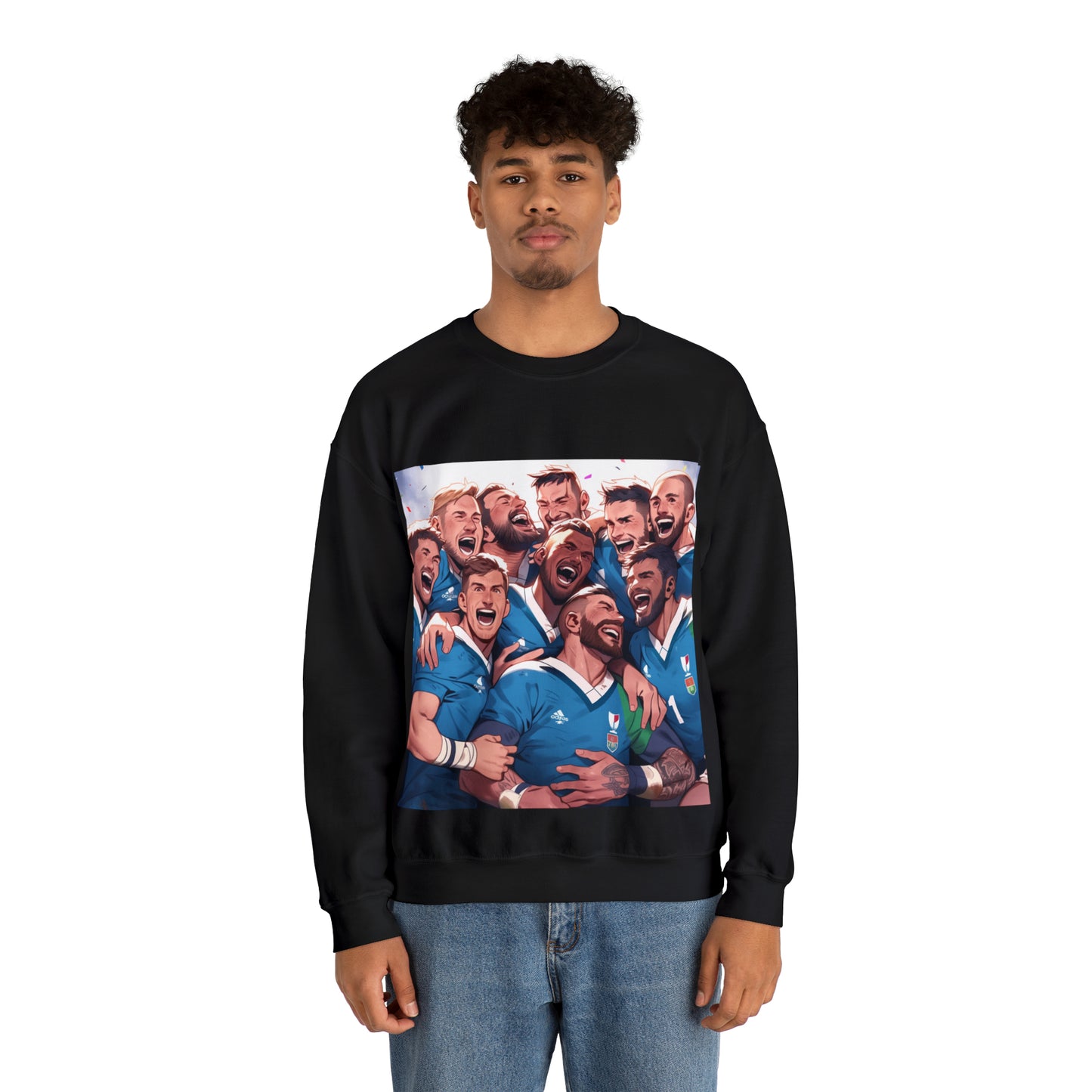 Italy Celebrating - black sweatshirt