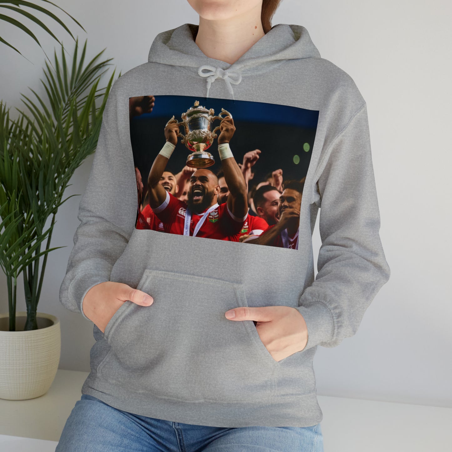 Tonga lifting the RWC - light hoodies