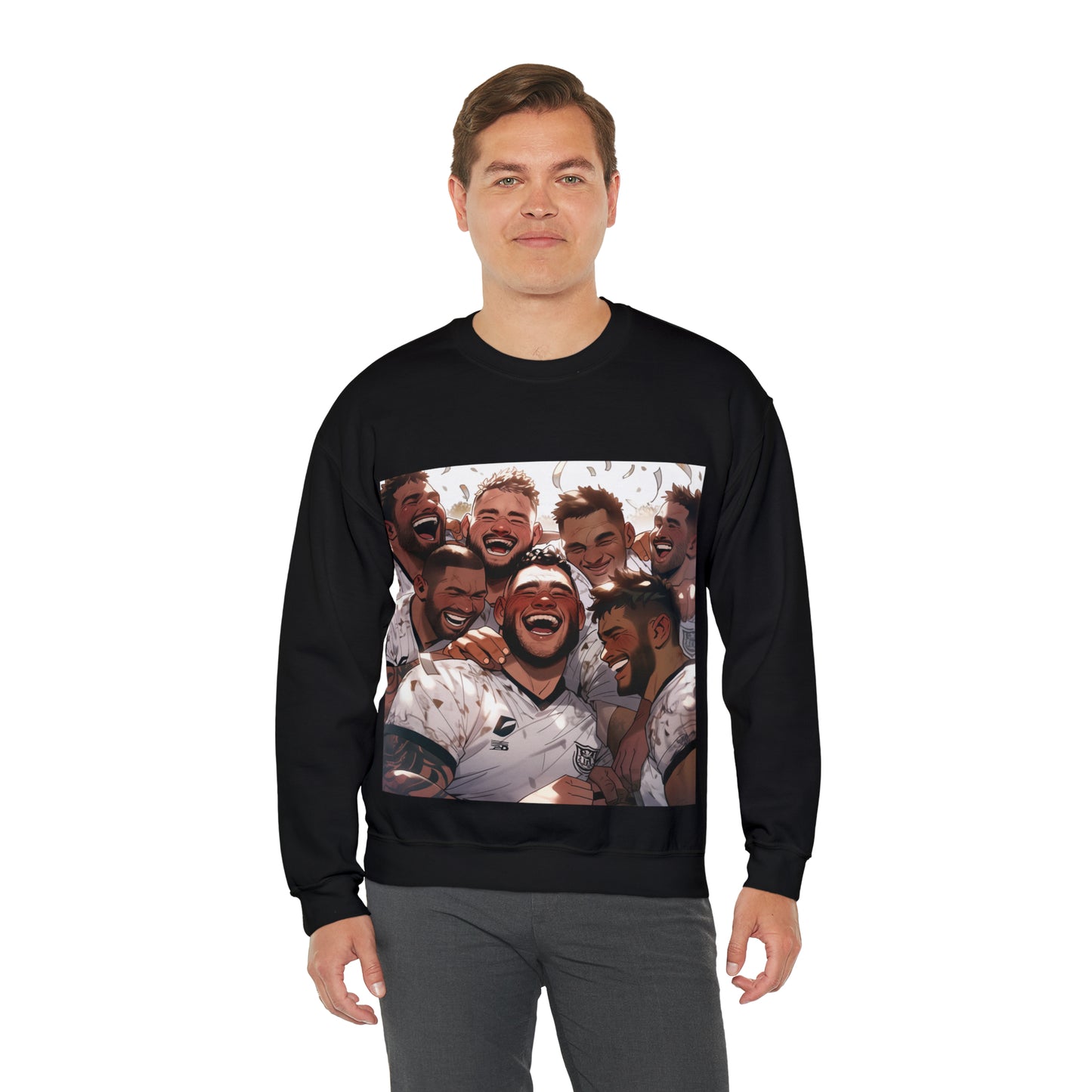Happy Fiji - black sweatshirt