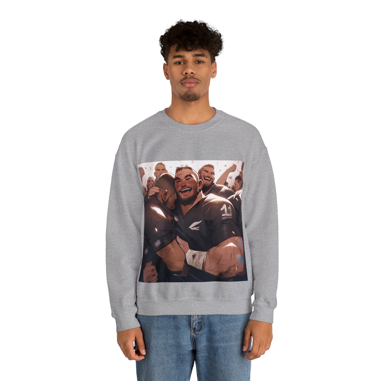 All Blacks Celebrating - light sweatshirts
