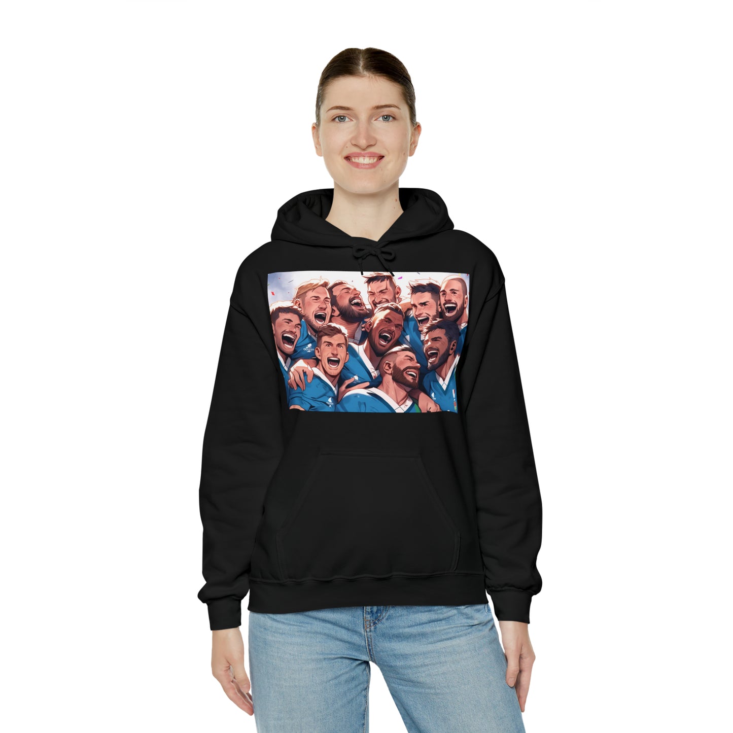 Italy Celebrating - dark hoodies