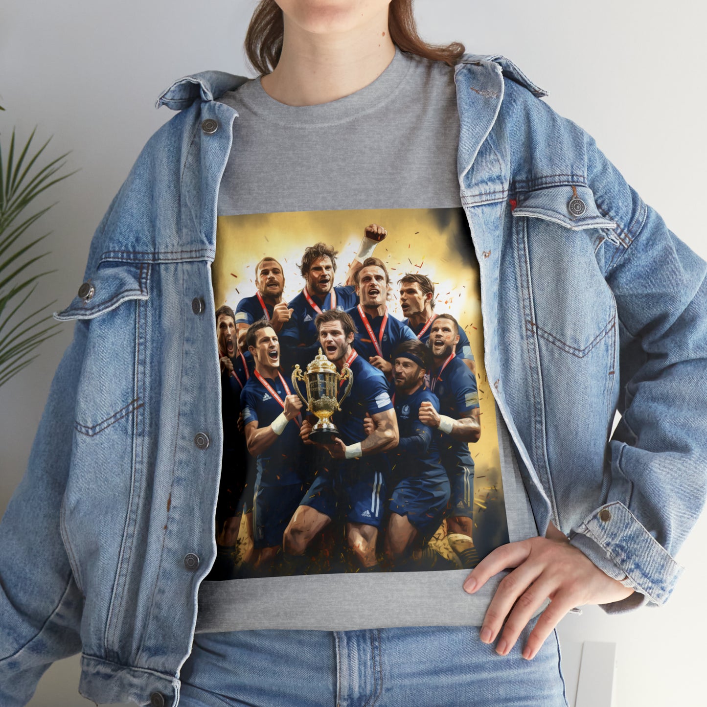 France Winning RWC 2023 - light shirts