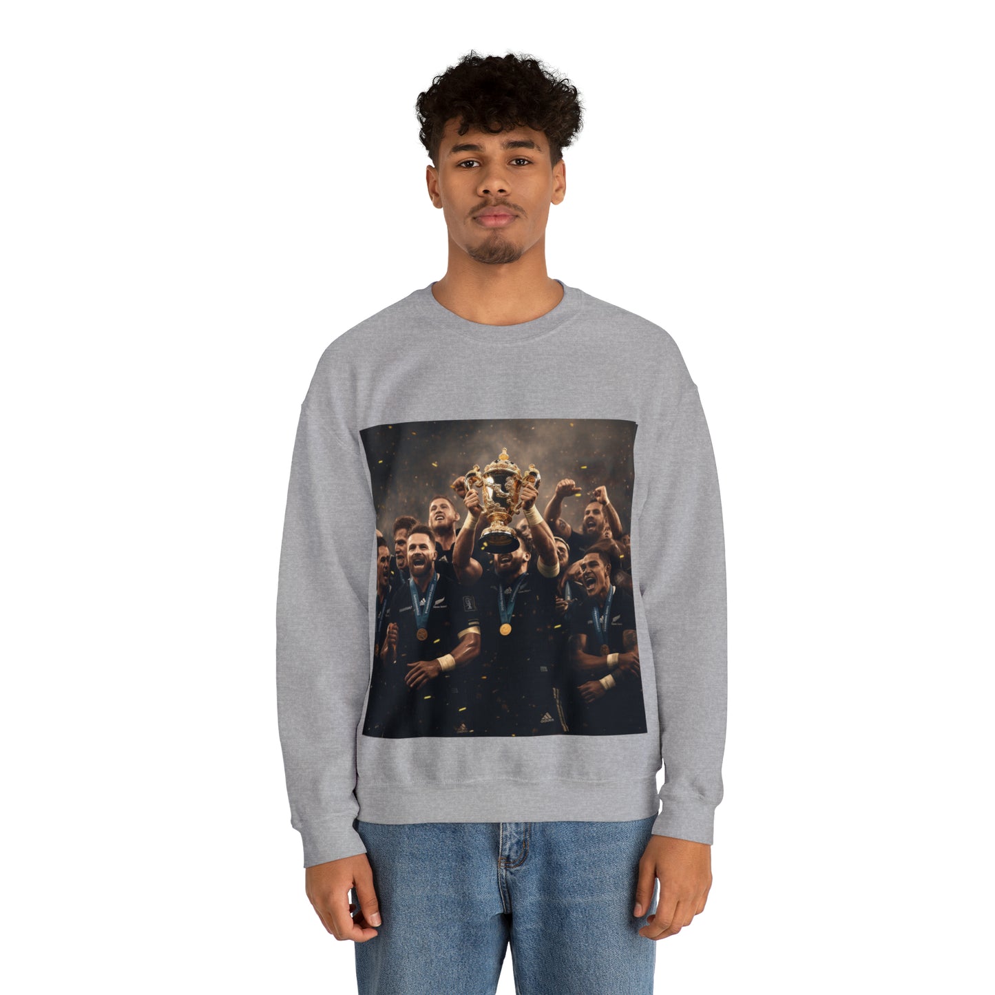 All Blacks World Cup Winners - light sweatshirts