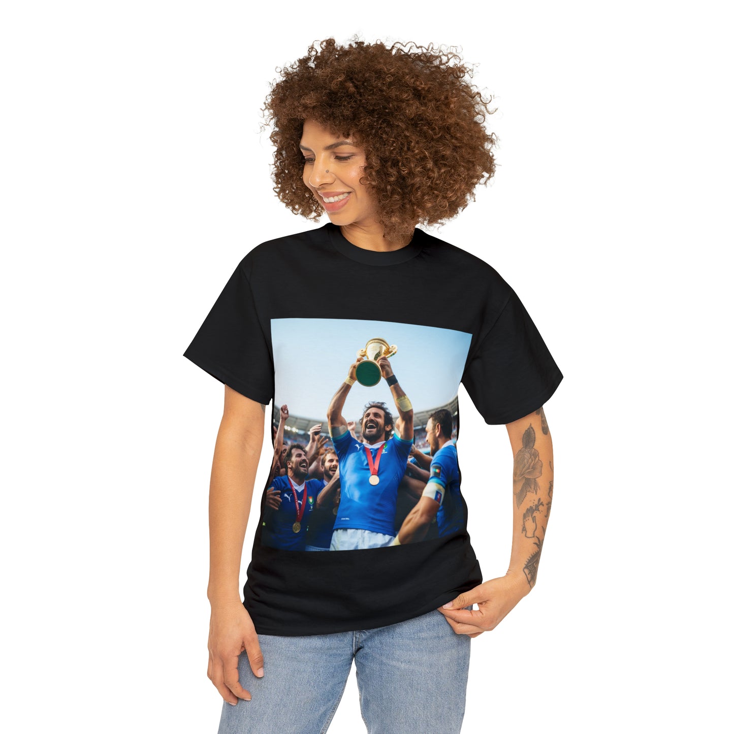 Italy Lifting the RWC - dark shirts