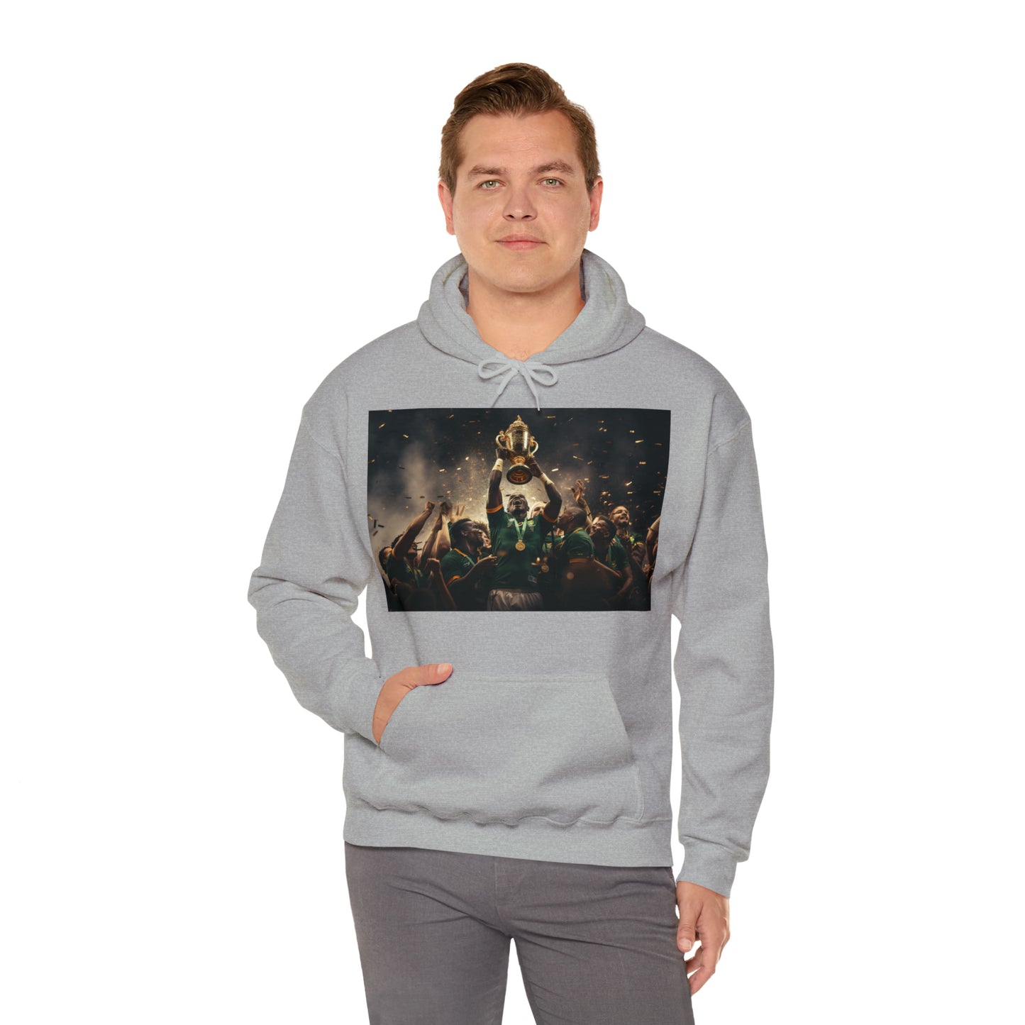 Springboks lifting RWC - light hoodies