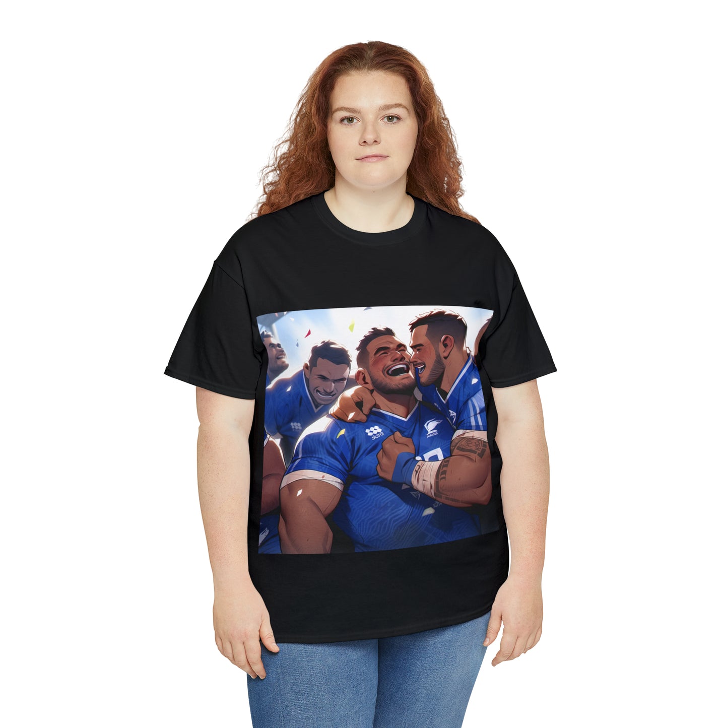 Post Match Samoa - dark shirts