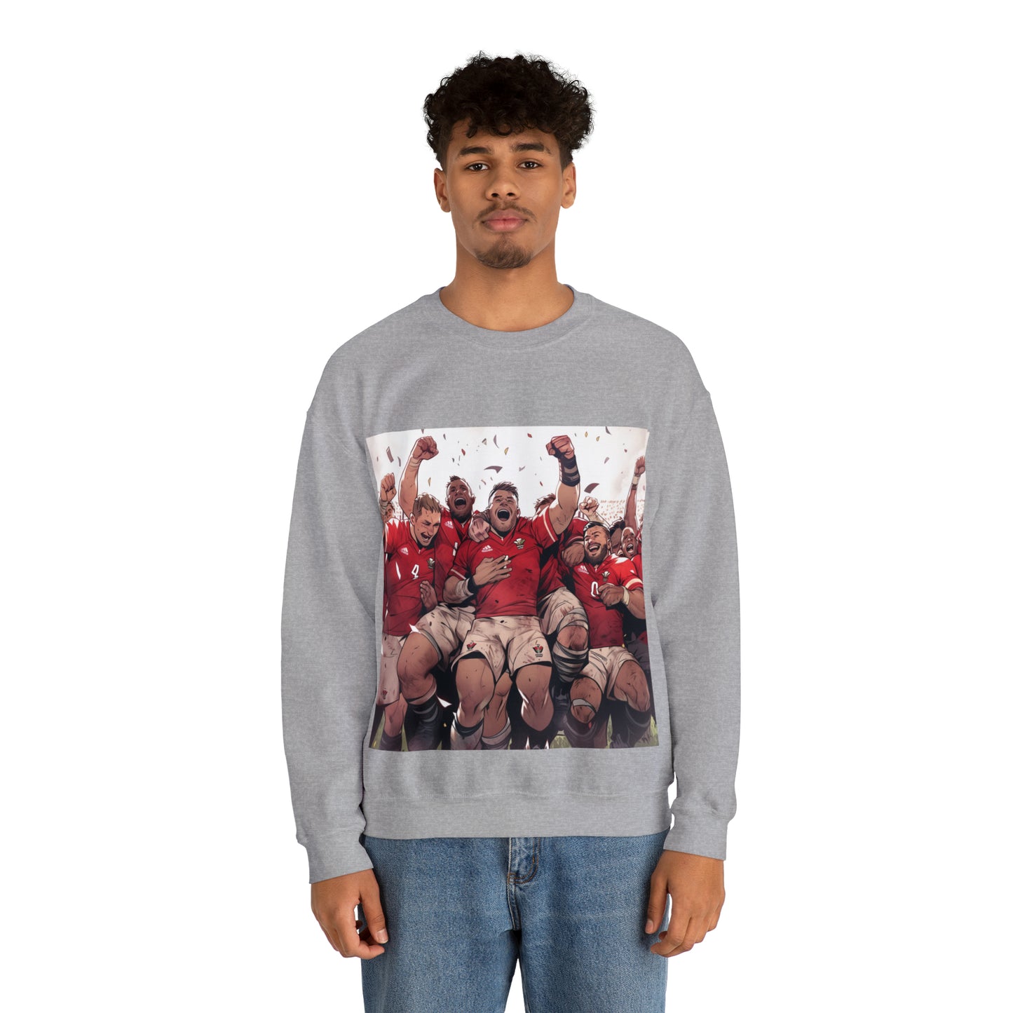 Wales Celebrating - light sweatshirts
