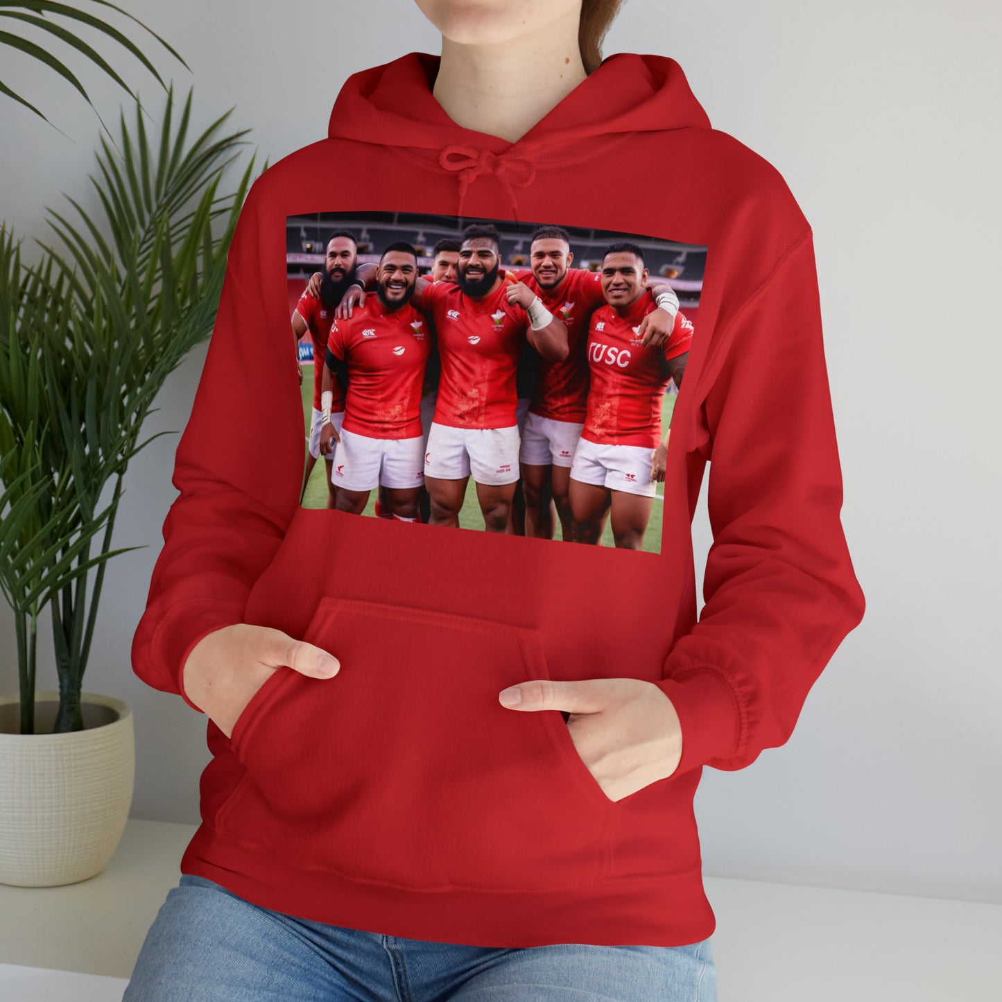 Post Match Tonga - dark hoodies