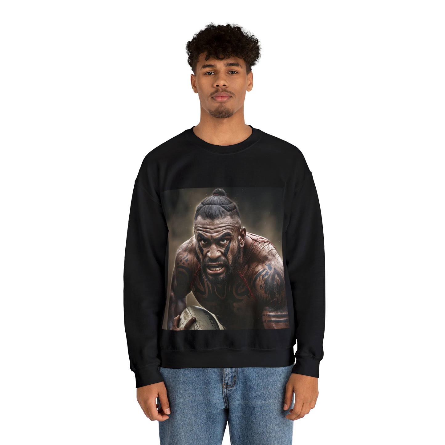 Māori Warrior - black sweatshirt