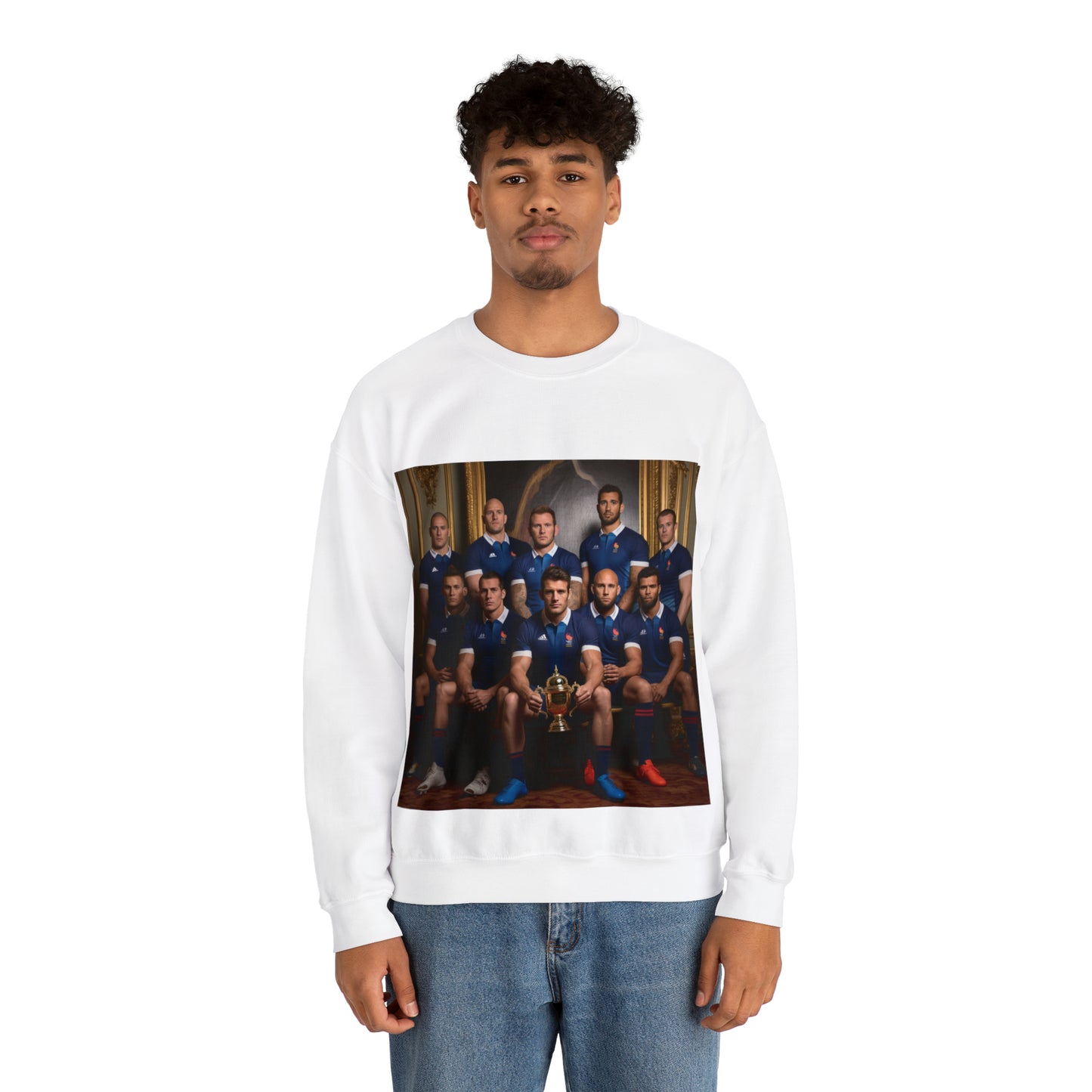 France World Cup Photoshoot - light sweatshirts