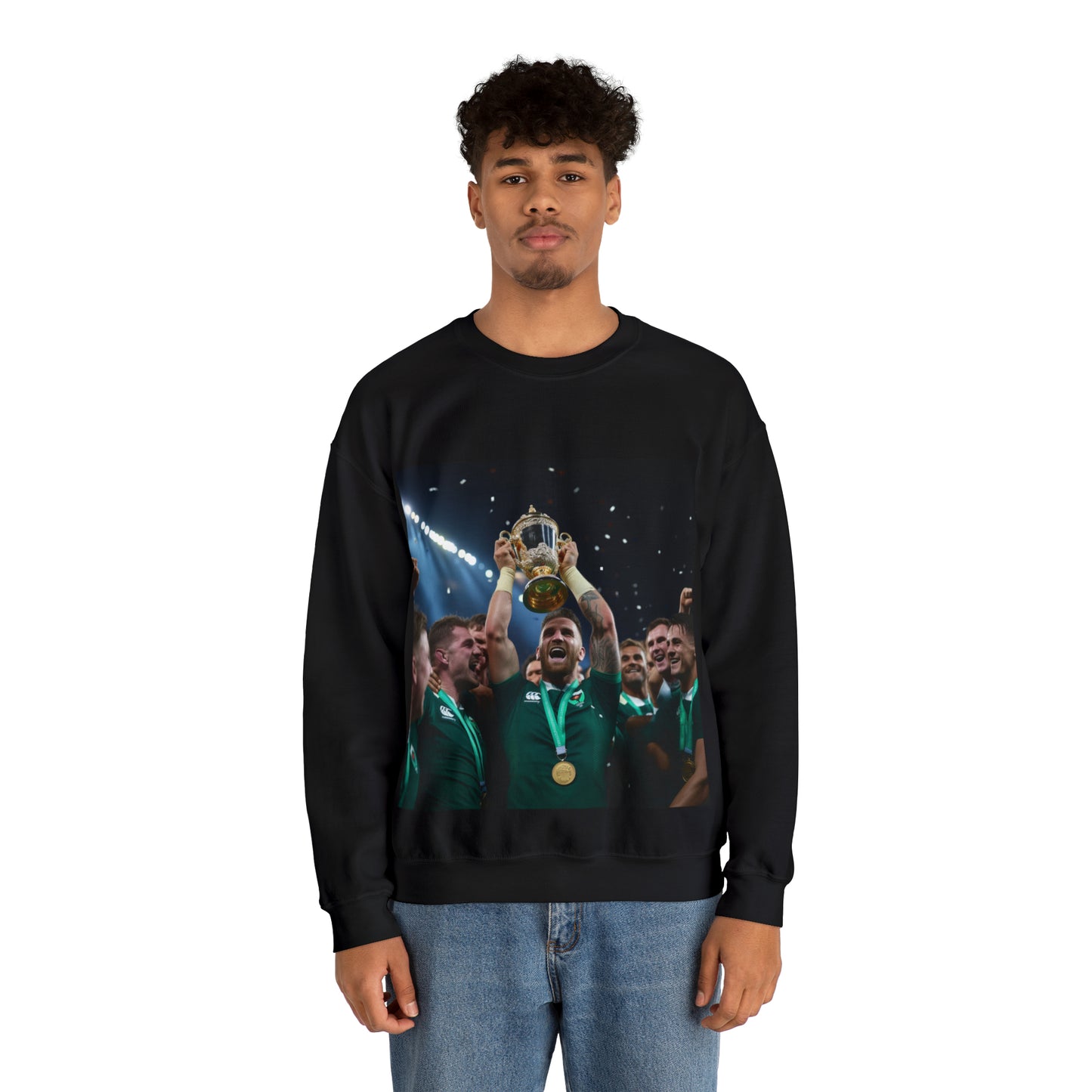 Ireland lifting the RWC - black sweatshirt