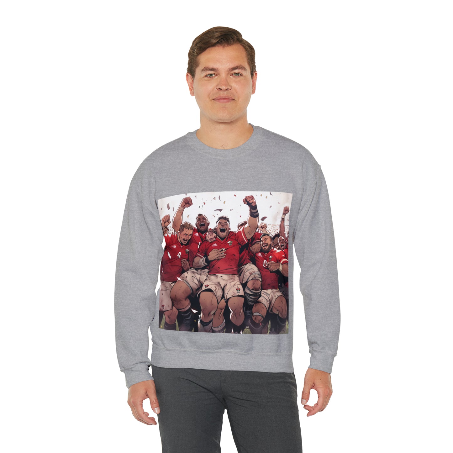 Wales Celebrating - light sweatshirts