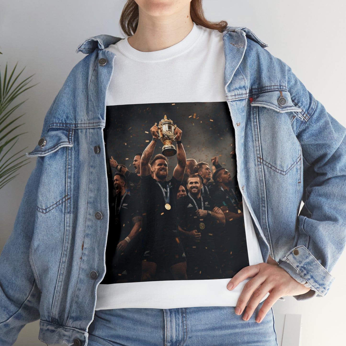 All Blacks lifting World Cup - light shirts