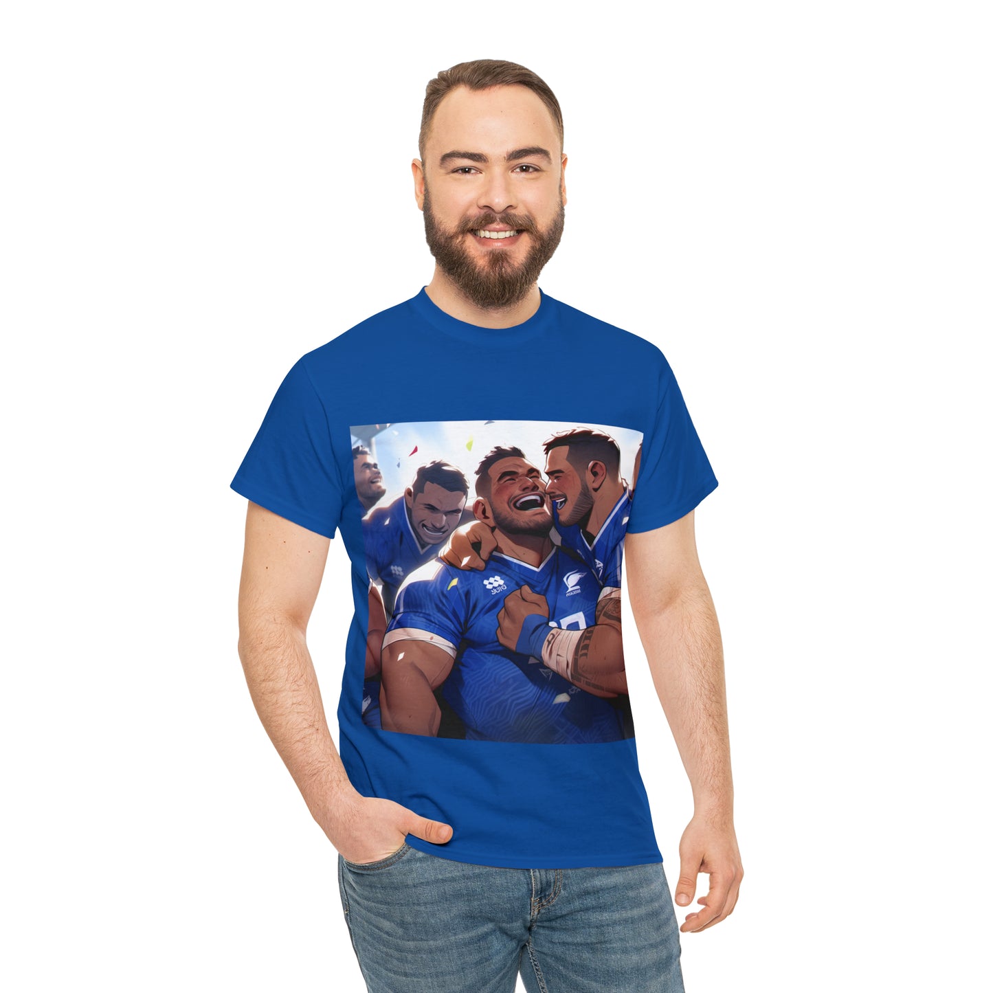 Post Match Samoa - dark shirts