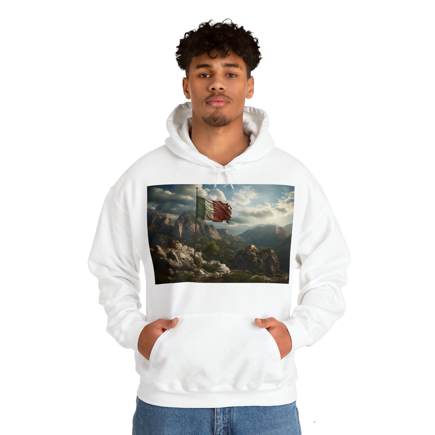 Italy Flag - light hoodies