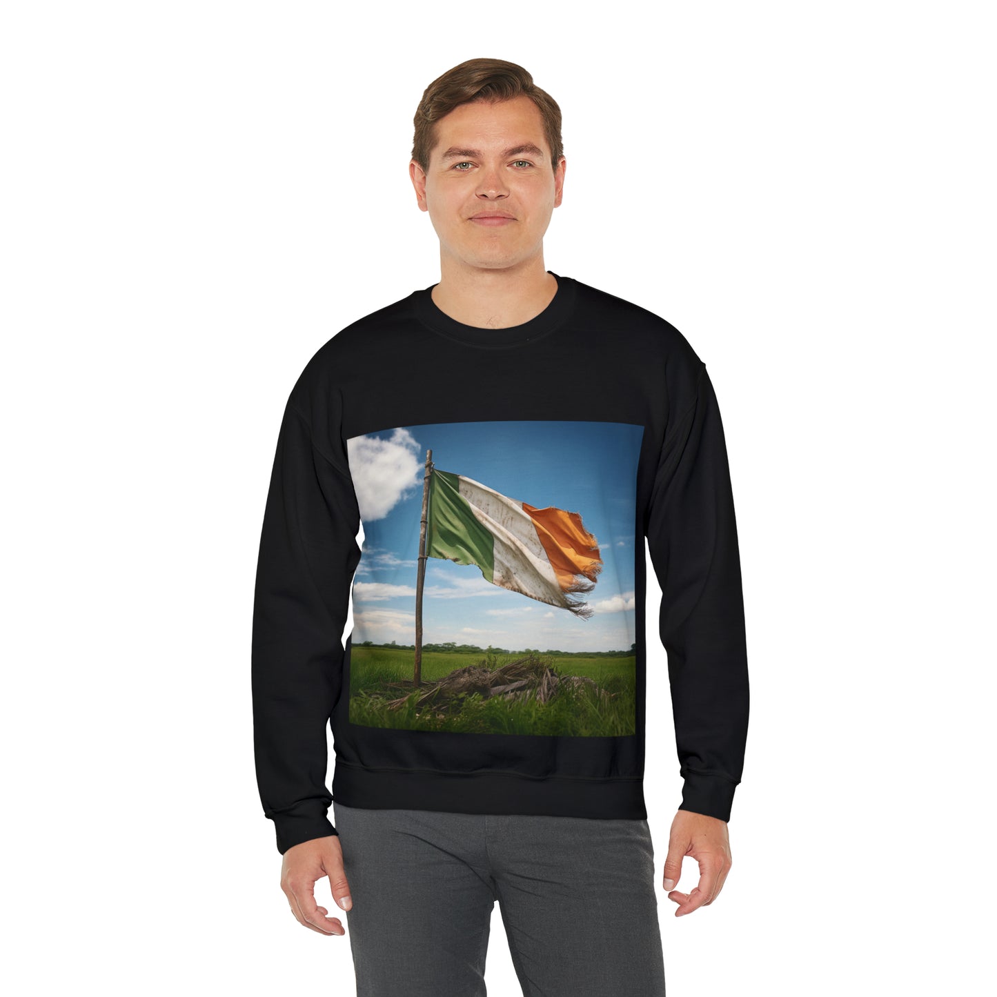 Irish Flag - dark sweatshirts