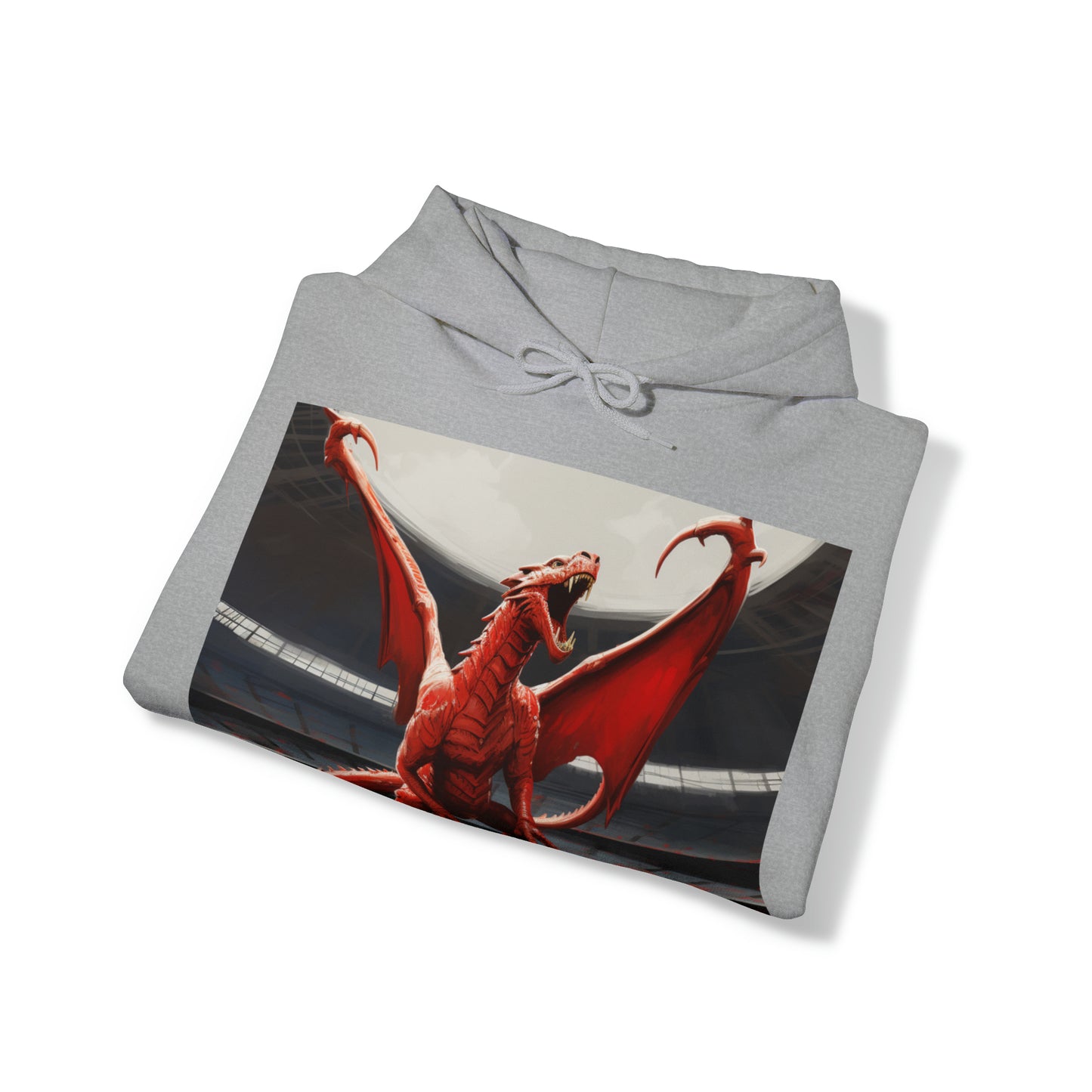 Welsh Dragon - light hoodies