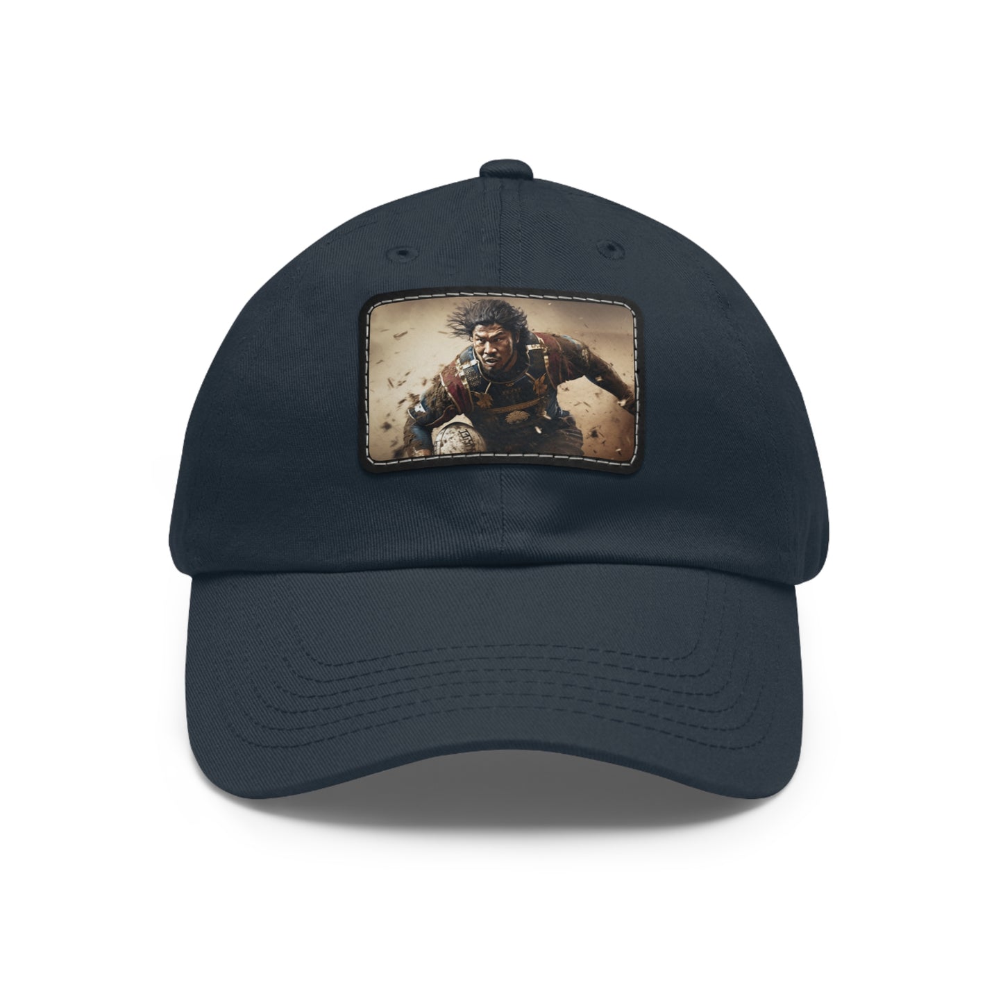 Samurai Rectangle Leather Patch Hat