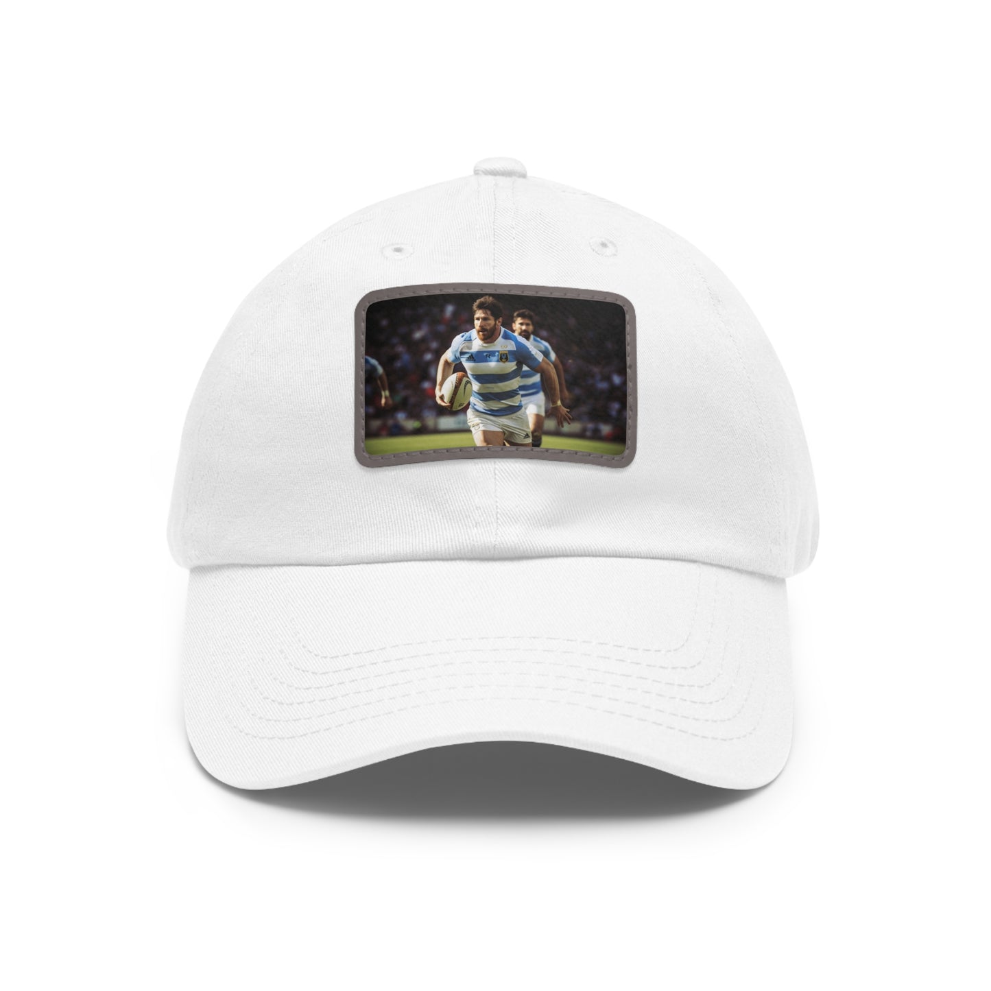 Rugby Messi Rectangle Leather Patch Hat