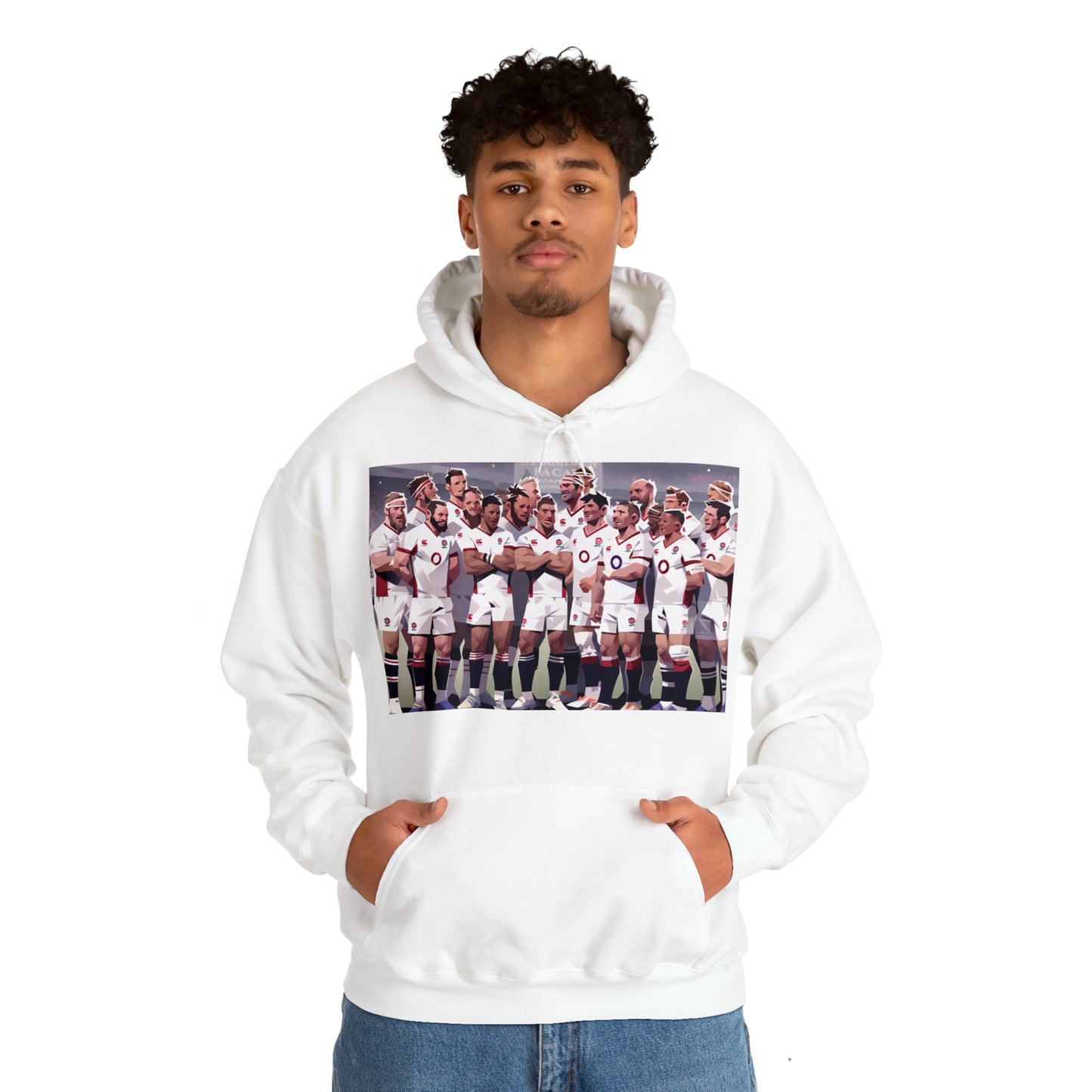 England Full Team - light hoodies
