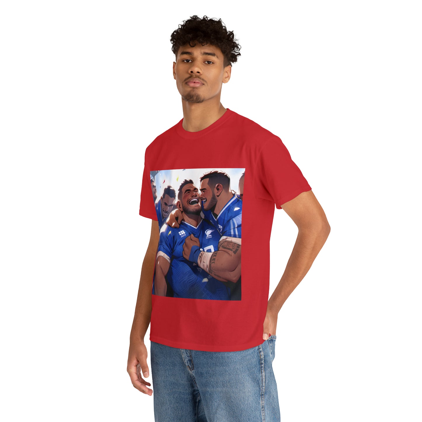 Post Match Samoa - dark shirts