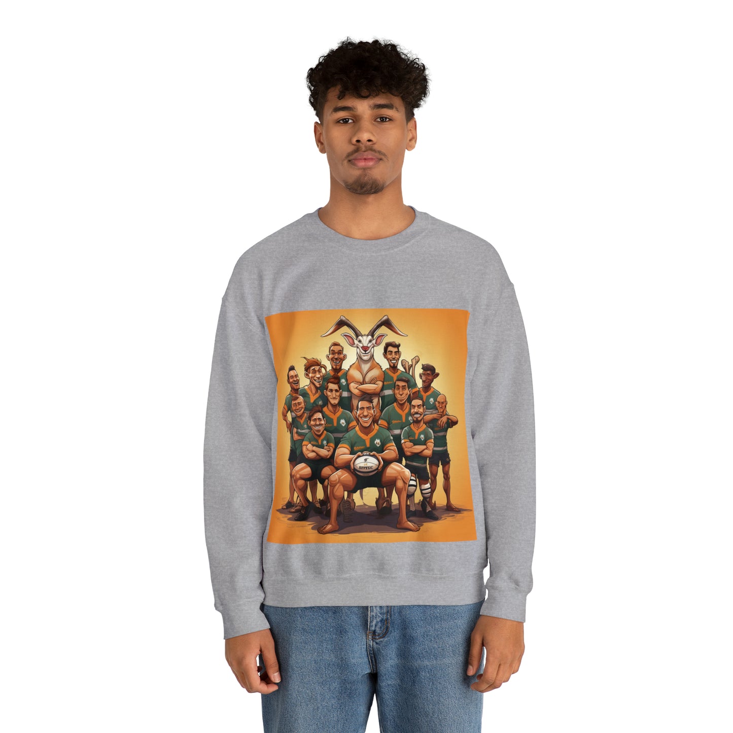 Springboks Team Photo - light sweatshirt