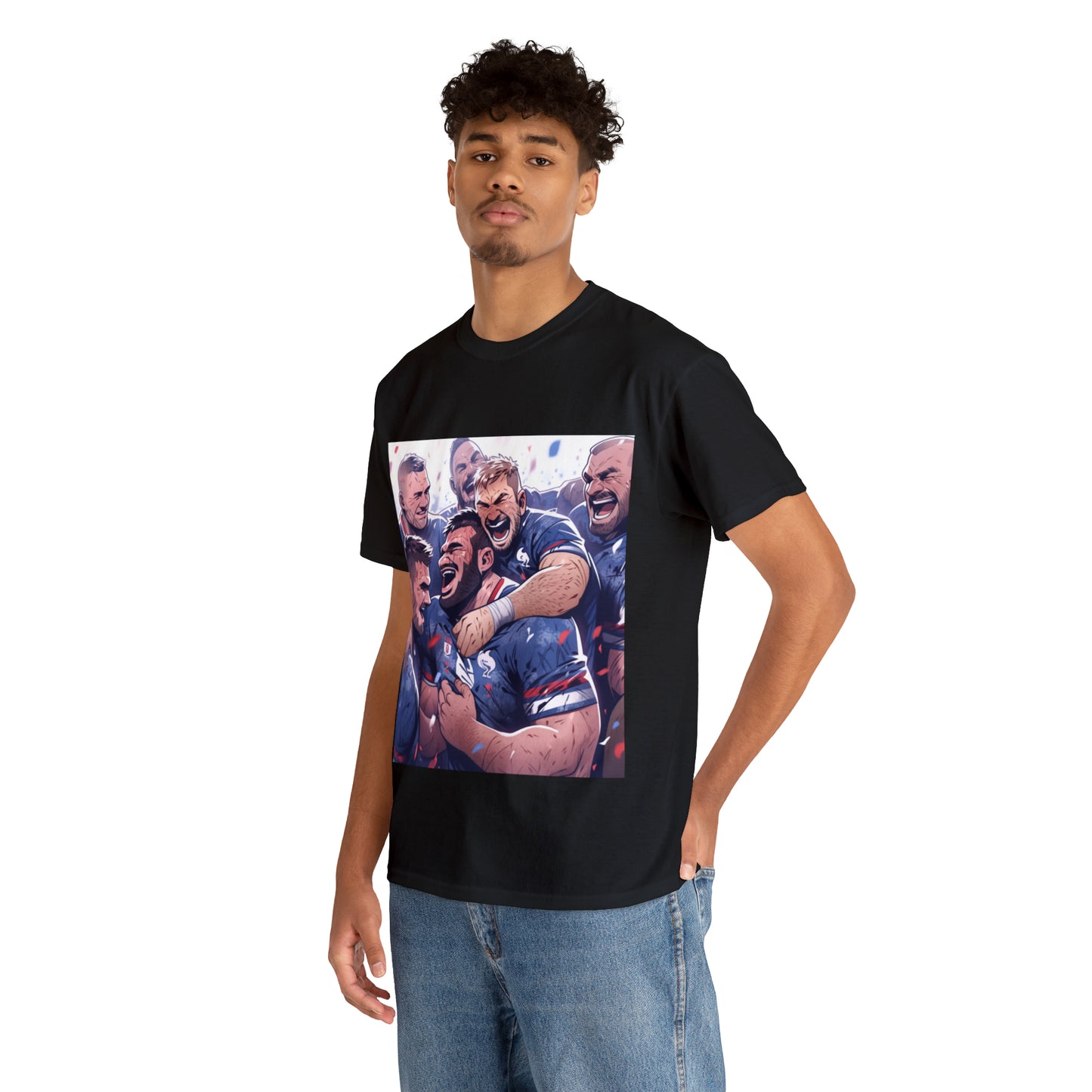 Post Match France - dark shirts
