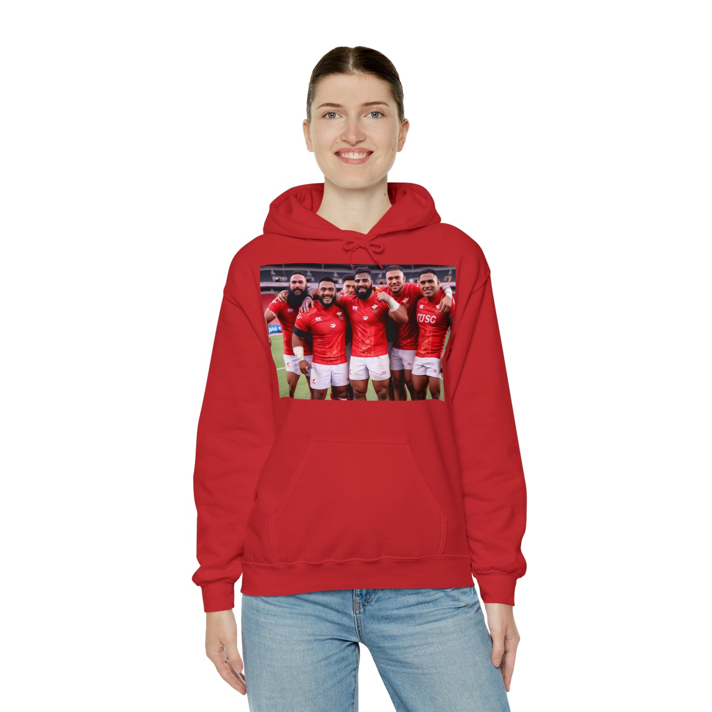 Post Match Tonga - dark hoodies