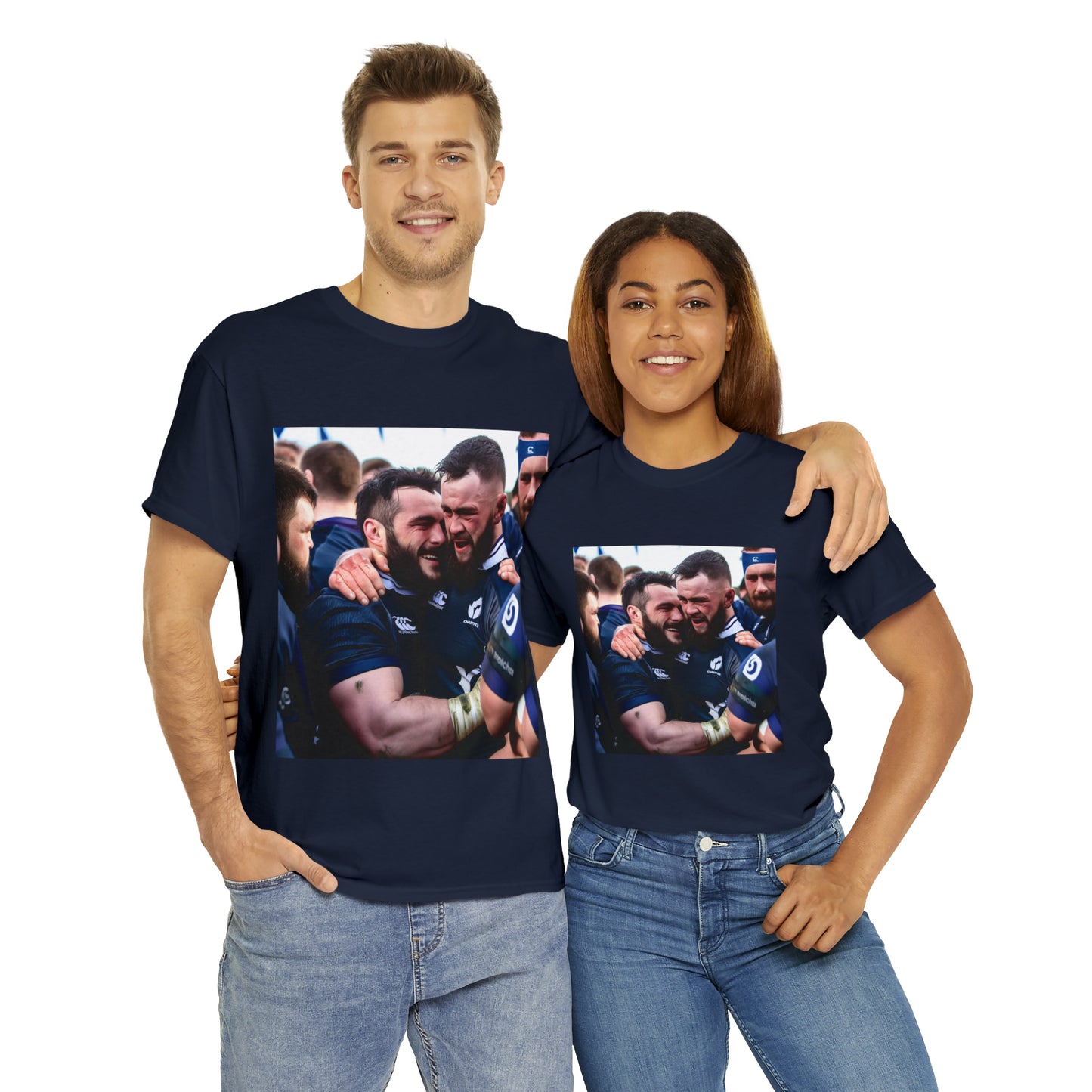 Post Match Scotland - dark shirts