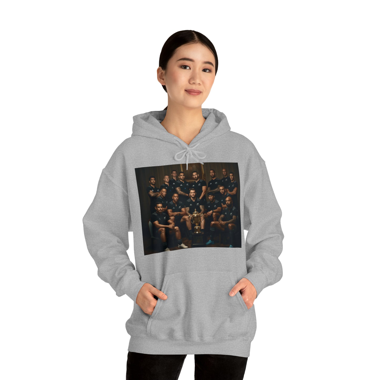 All Blacks with Web Ellis Cup - light hoodies