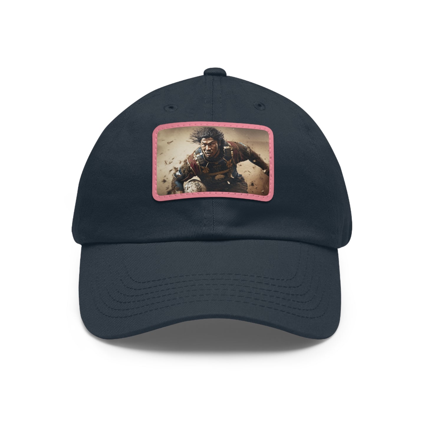 Samurai Rectangle Leather Patch Hat