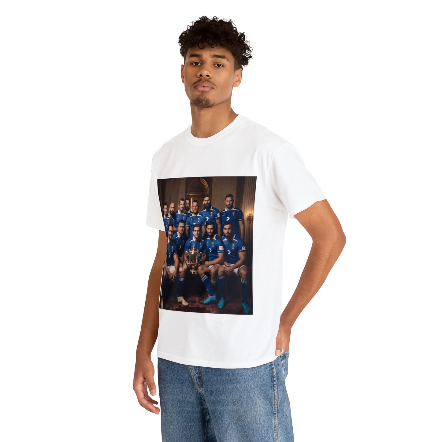Italy World Cup photoshoot - light shirts