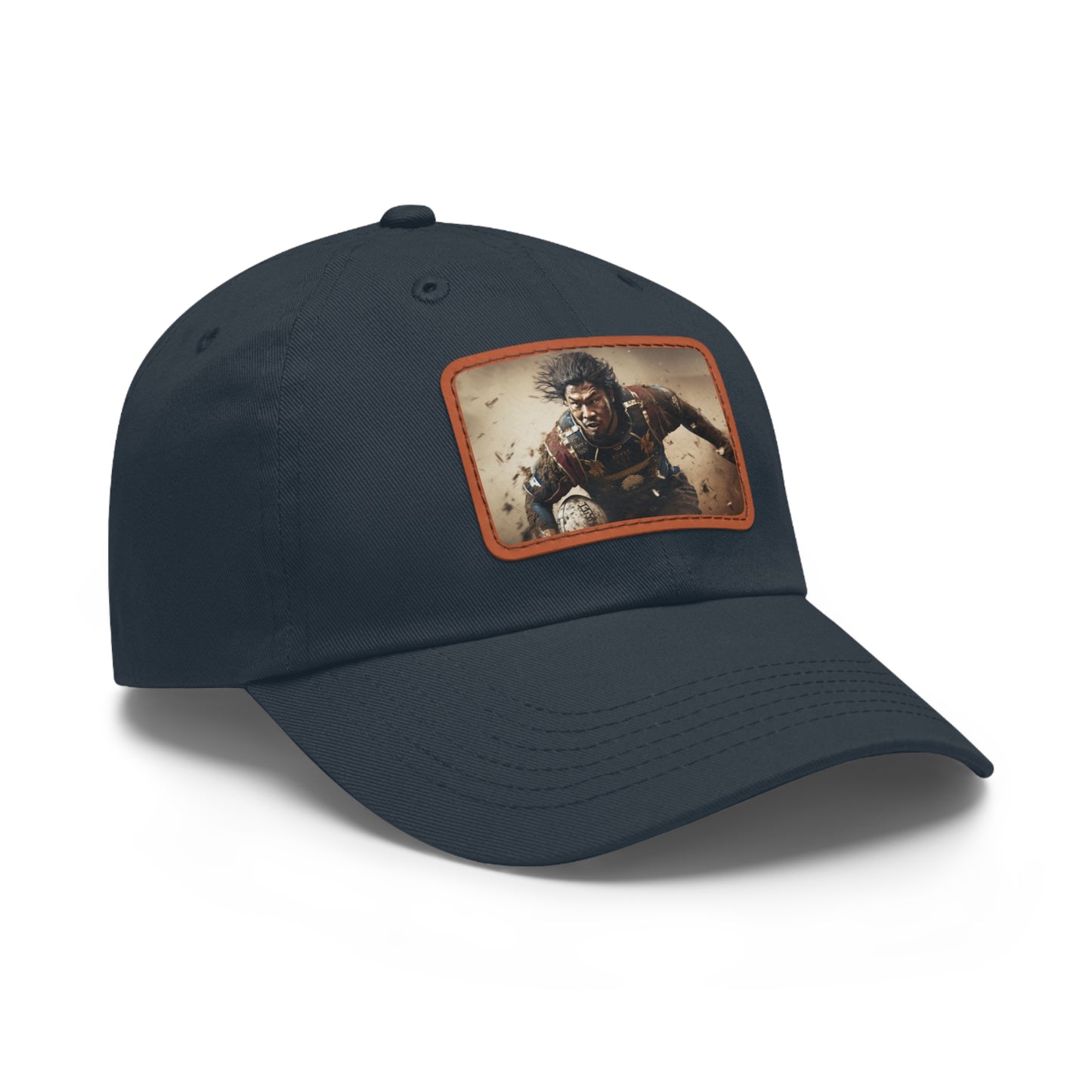 Samurai Rectangle Leather Patch Hat