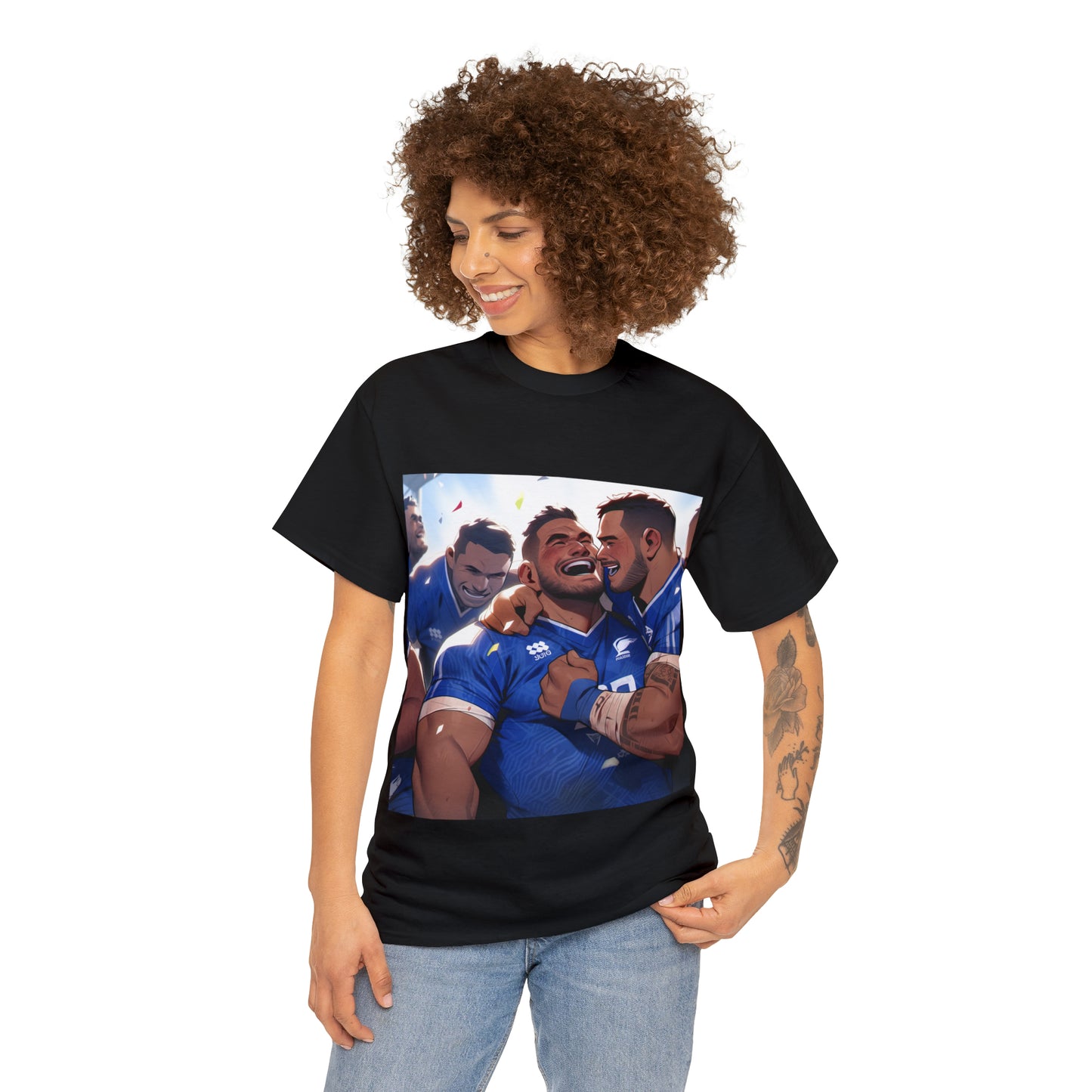 Post Match Samoa - dark shirts