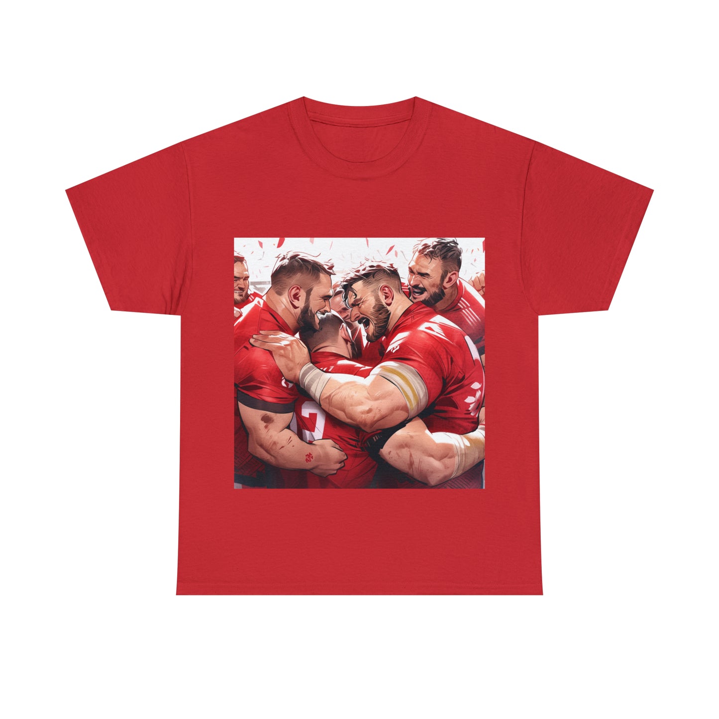 Post Match Wales - dark shirts