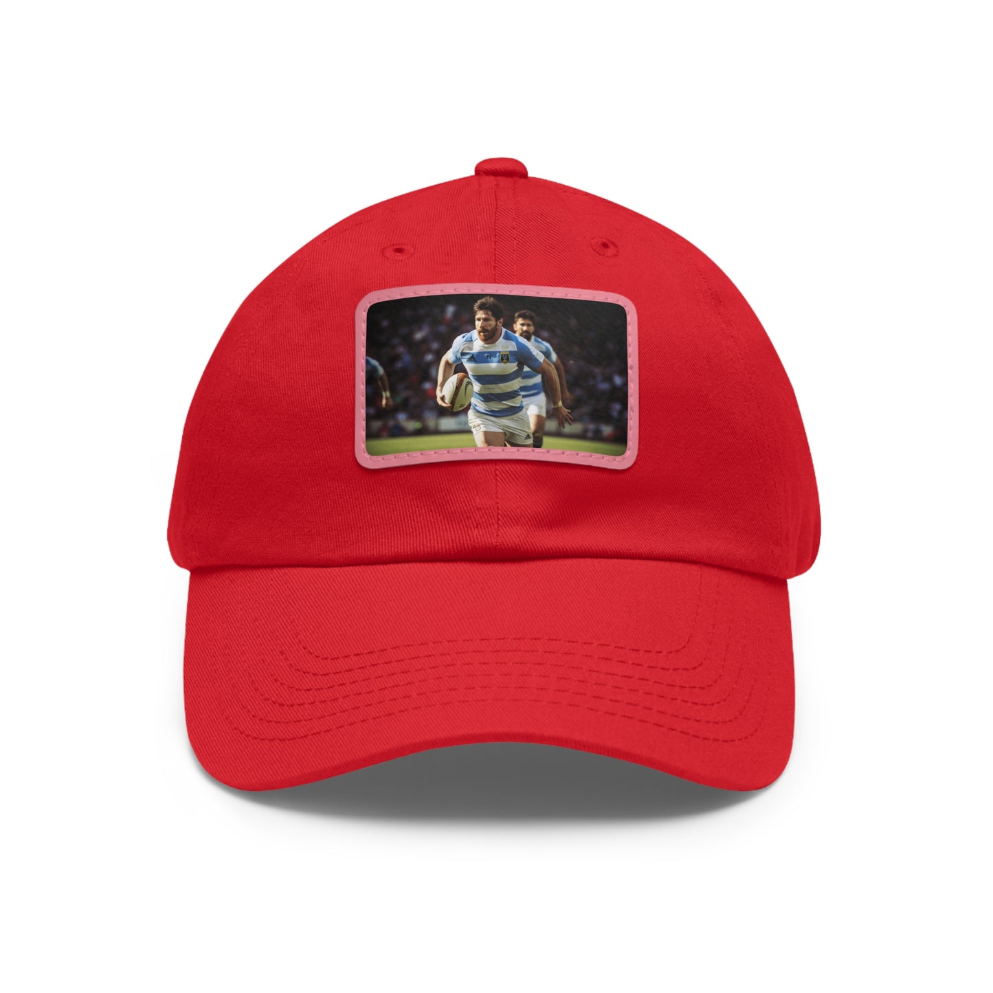 Rugby Messi Rectangle Leather Patch Hat