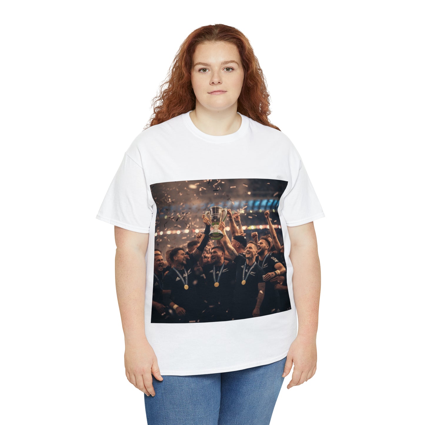 All Blacks World Cup Celebration - light shirts