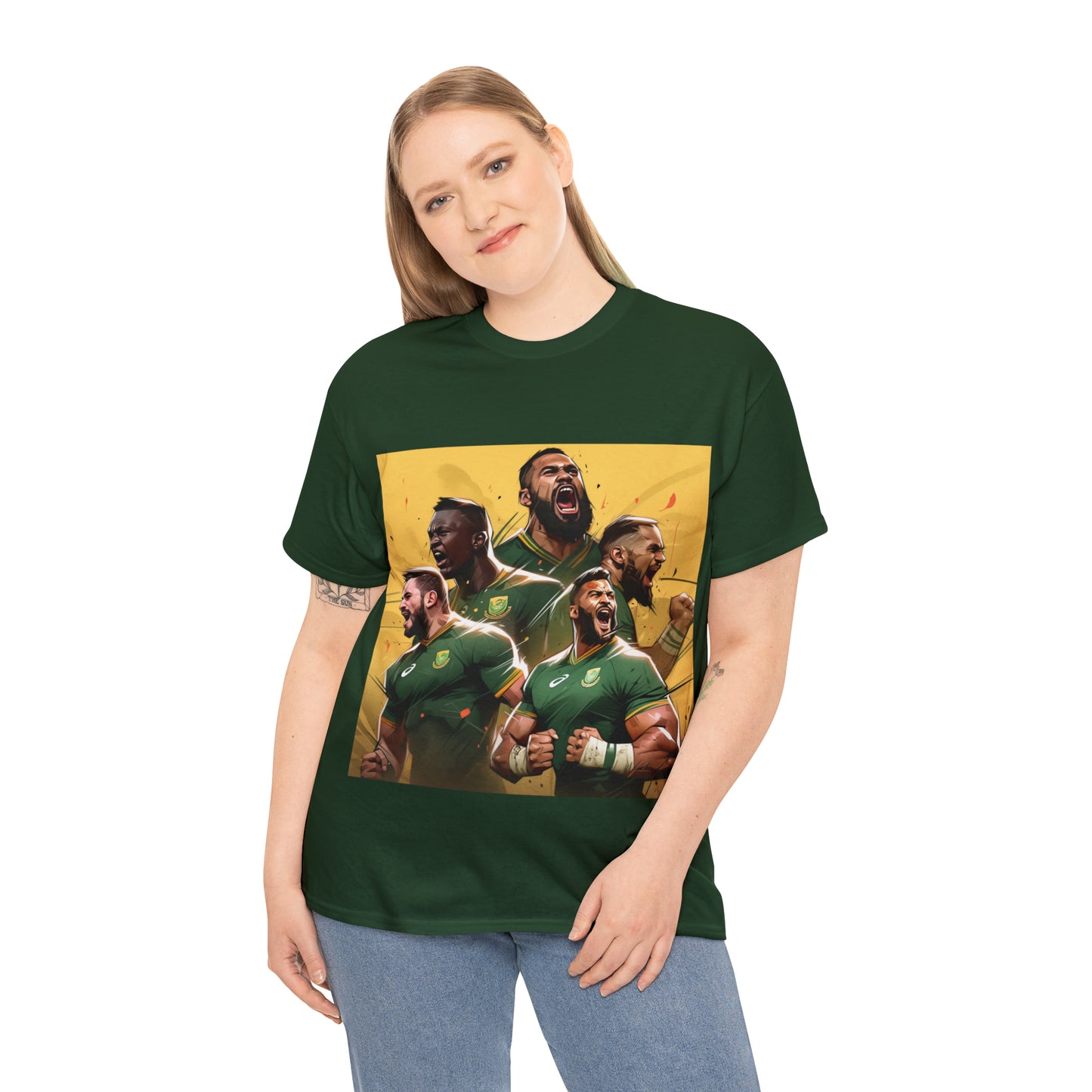Springboks Celebrating - dark shirts