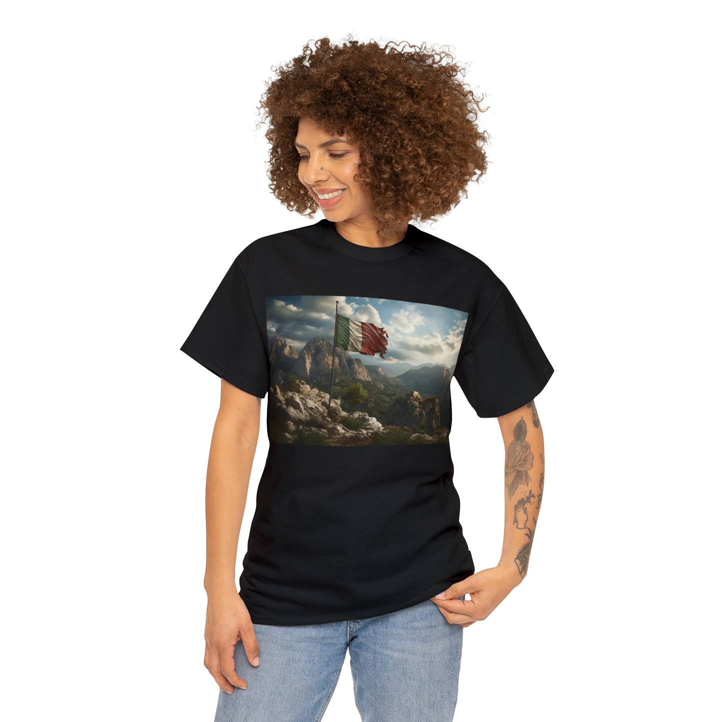 Italy Flag - dark shirts