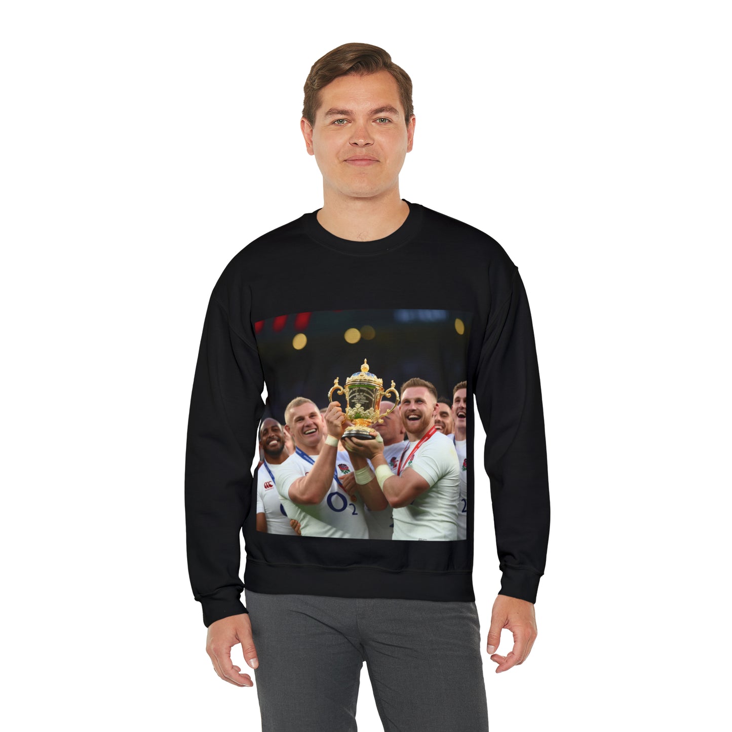 England Celebrating Winning World Cup - black sweatshirt