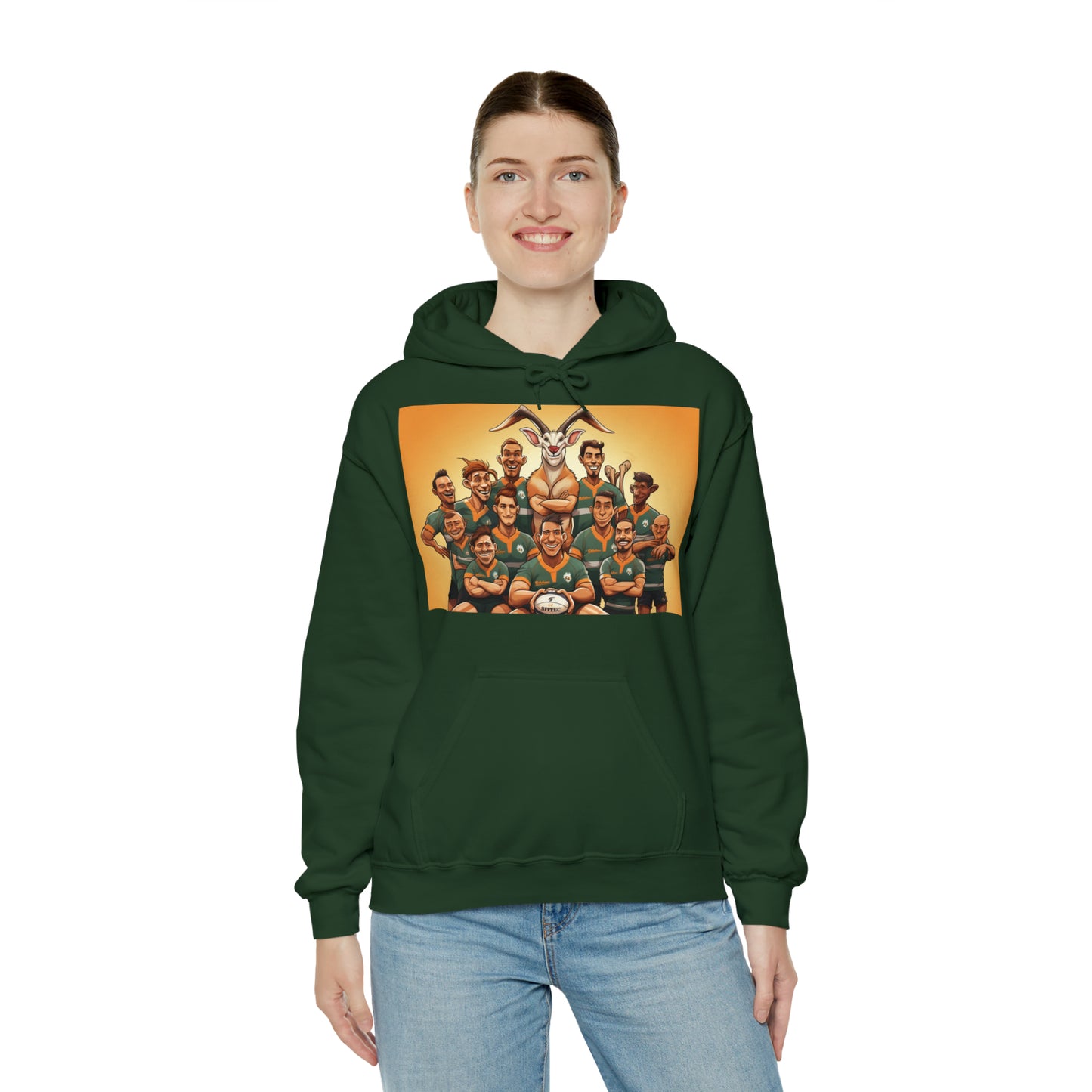 Springboks Team Photo - dark hoodies