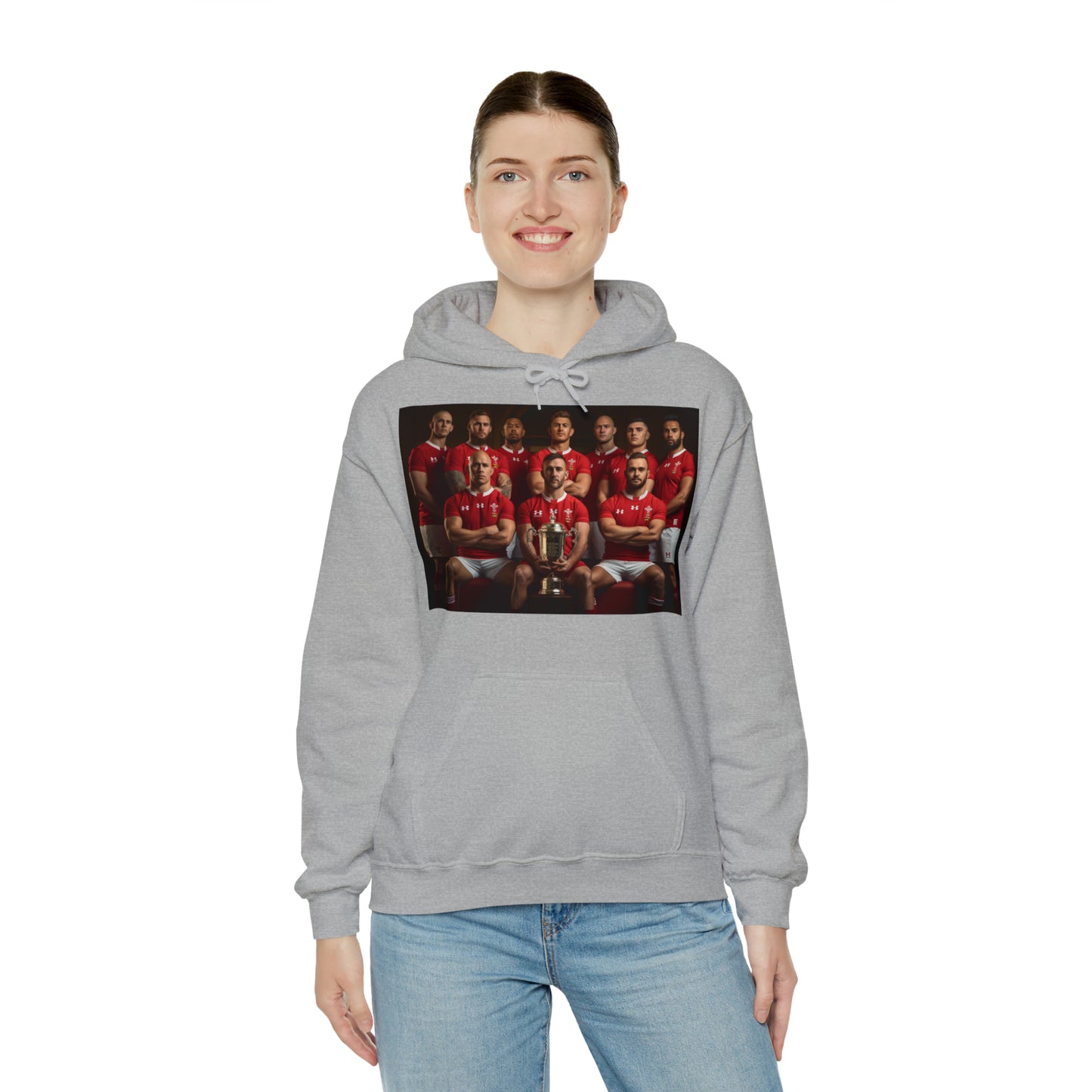 Wales RWC Photoshoot - light hoodies