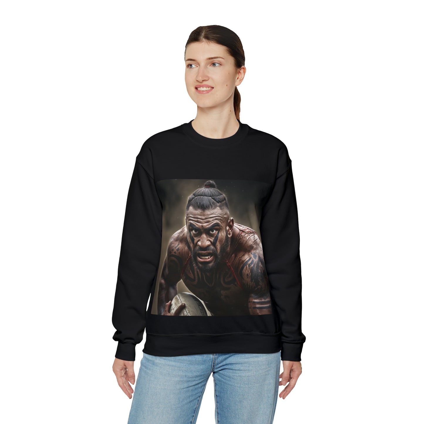 Māori Warrior - black sweatshirt