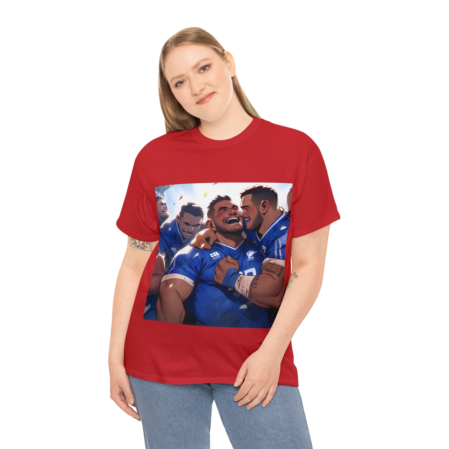 Post Match Samoa - dark shirts