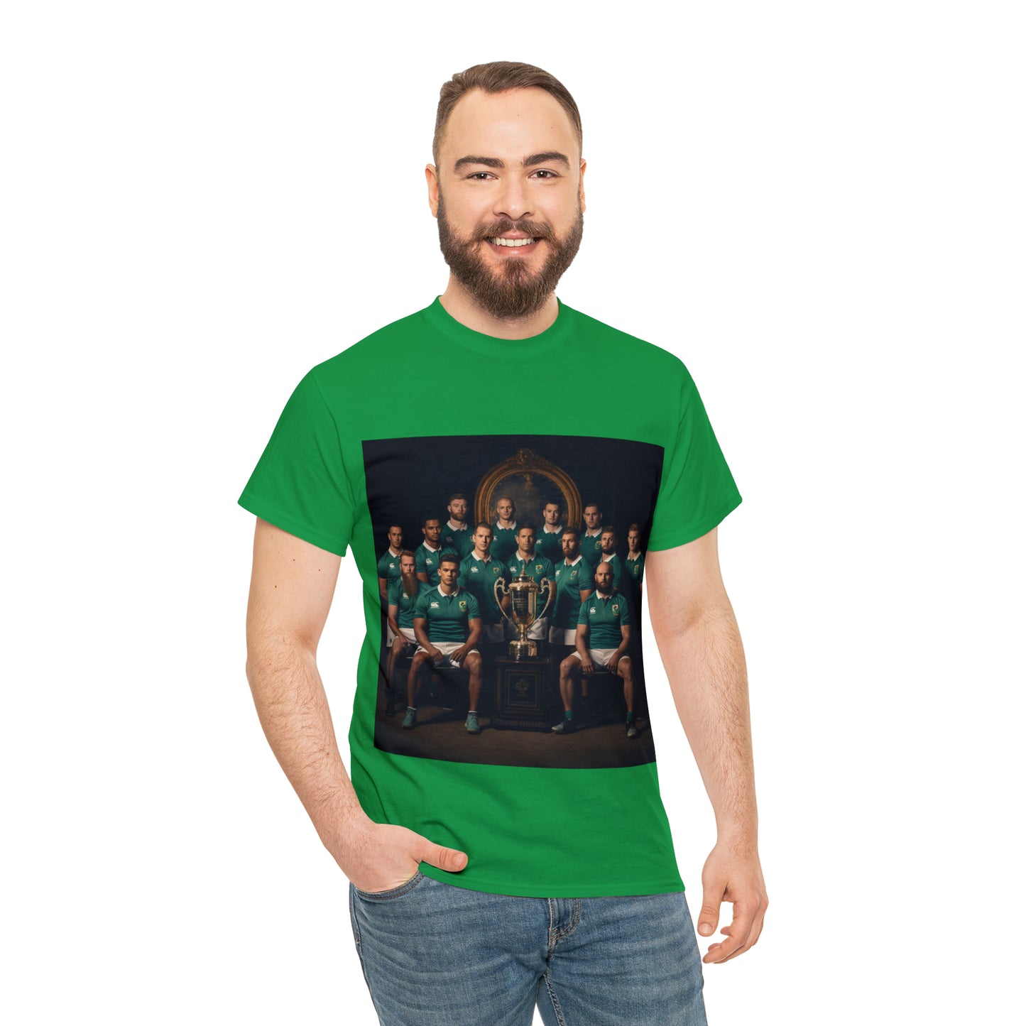 Ireland World Cup photoshoot - dark shirts